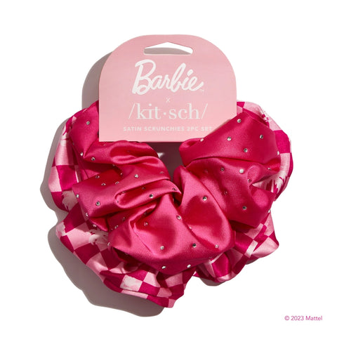 Kitsch - Satin Brunch Scrunchie - Barbie