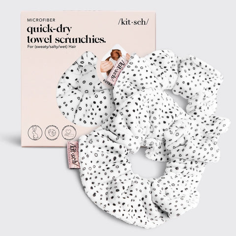 Kitsch - Microfiber Towel Scrunchies - Micro Dot