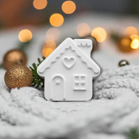 Bath Bomb - Paint Your Own - Holiday - Gingerbread House