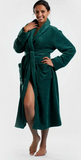 Robe- Velour with Satin Trim - Long