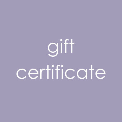 Gift Certificate - For In Store Use Only
